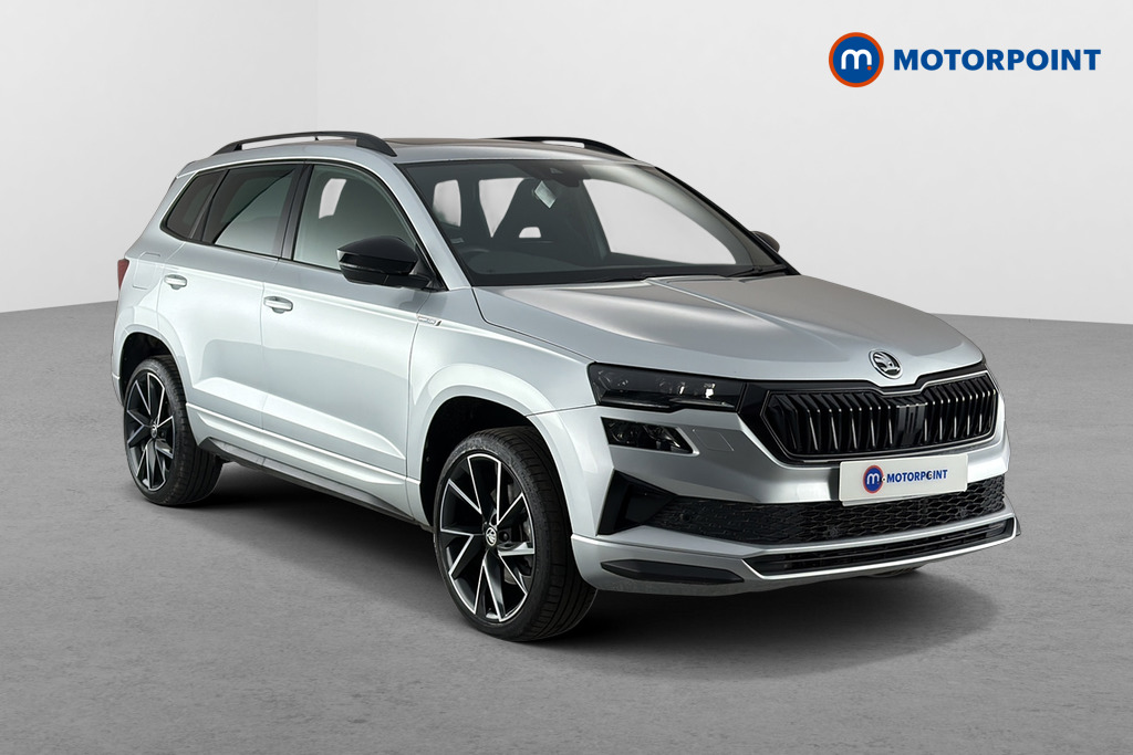 Skoda Karoq Sportline Automatic Petrol SUV - Stock Number (1683663) - Drivers side front corner
