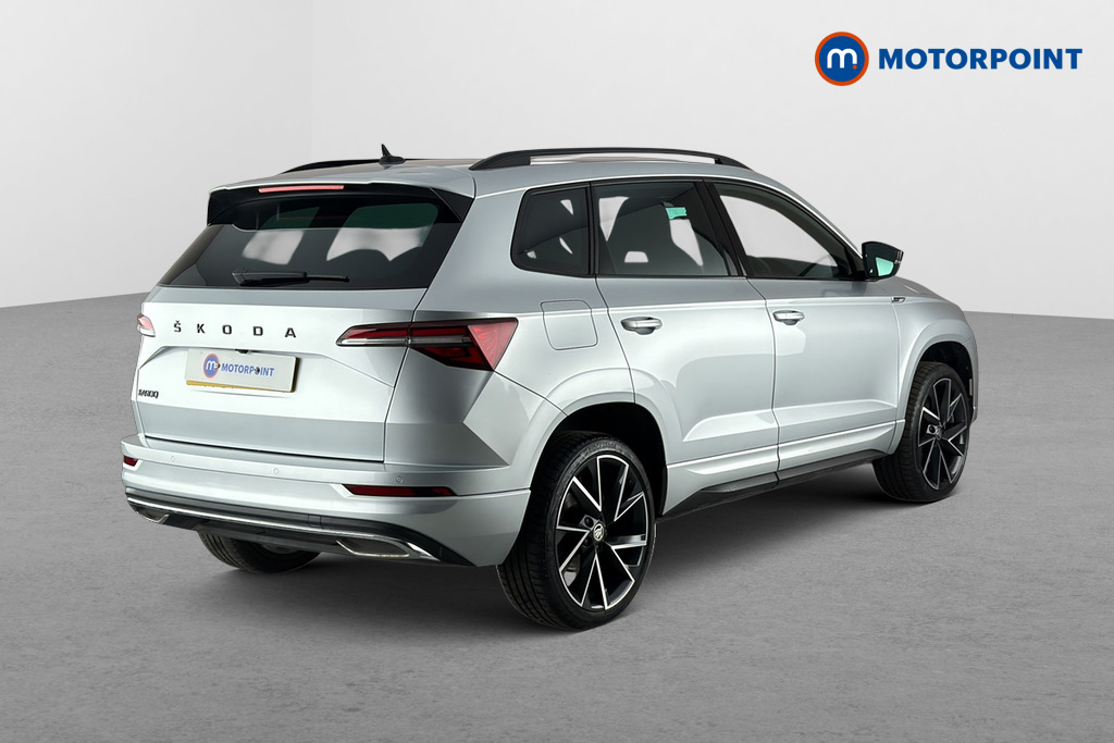 Skoda Karoq Sportline Automatic Petrol SUV - Stock Number (1683663) - Passenger side rear corner