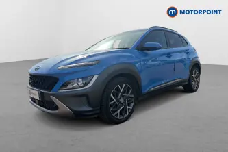 Hyundai Kona Premium Automatic Petrol-Electric Hybrid SUV - Stock Number (1673413) - Passenger side front corner