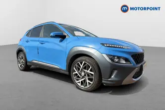 Hyundai Kona Premium Automatic Petrol-Electric Hybrid SUV - Stock Number (1673413) - Drivers side front corner