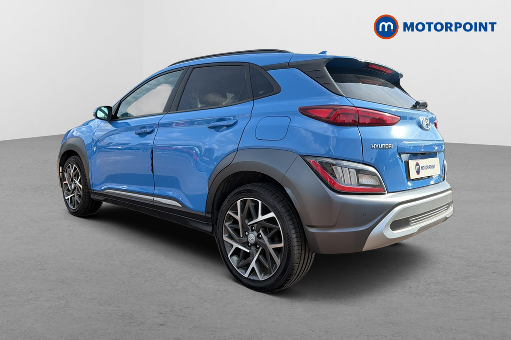 Hyundai Kona Premium Automatic Petrol-Electric Hybrid SUV - Stock Number (1673413) - Drivers side rear corner
