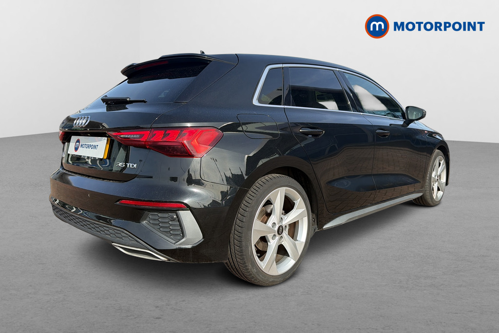 Audi A3 S Line Automatic Diesel Hatchback - Stock Number (1675785) - Passenger side rear corner