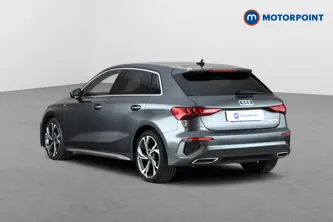 Audi A3 S Line Manual Petrol Hatchback - Stock Number (1679794) - Drivers side rear corner