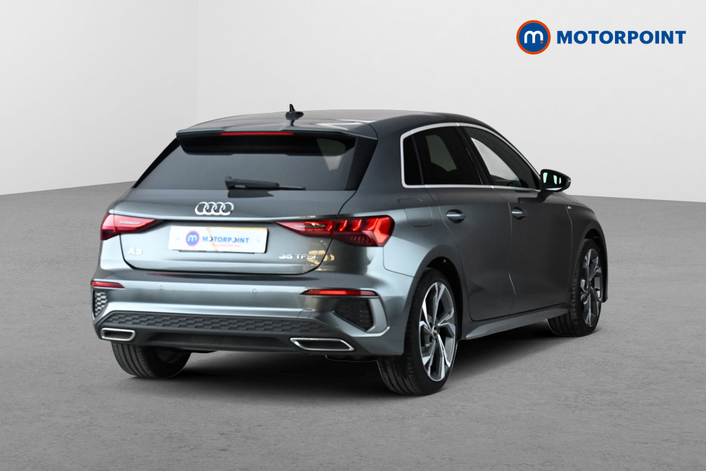 Audi A3 S Line Manual Petrol Hatchback - Stock Number (1679794) - Passenger side rear corner