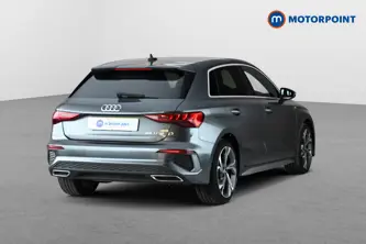 Audi A3 S Line Manual Petrol Hatchback - Stock Number (1679794) - Passenger side rear corner