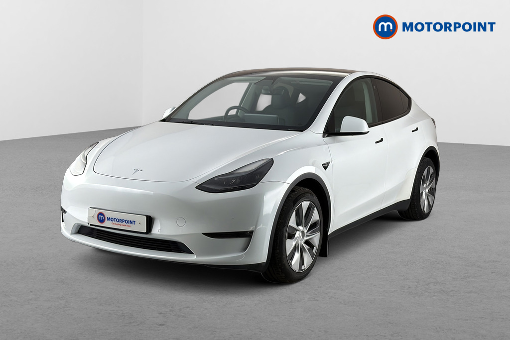 Tesla Model Y Long Range Automatic Electric SUV - Stock Number (1681111) - Passenger side front corner