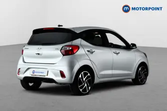Hyundai I10 Premium Automatic Petrol Hatchback - Stock Number (1683050) - Passenger side rear corner