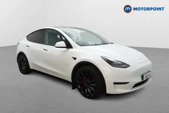Tesla Model Y Performance Automatic Electric SUV - Stock Number (1676608) - Drivers side front corner