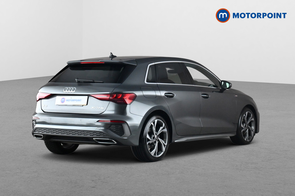 Audi A3 S Line Automatic Petrol Hatchback - Stock Number (1679755) - Passenger side rear corner