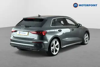 Audi A3 S Line Automatic Petrol Hatchback - Stock Number (1681338) - Passenger side rear corner