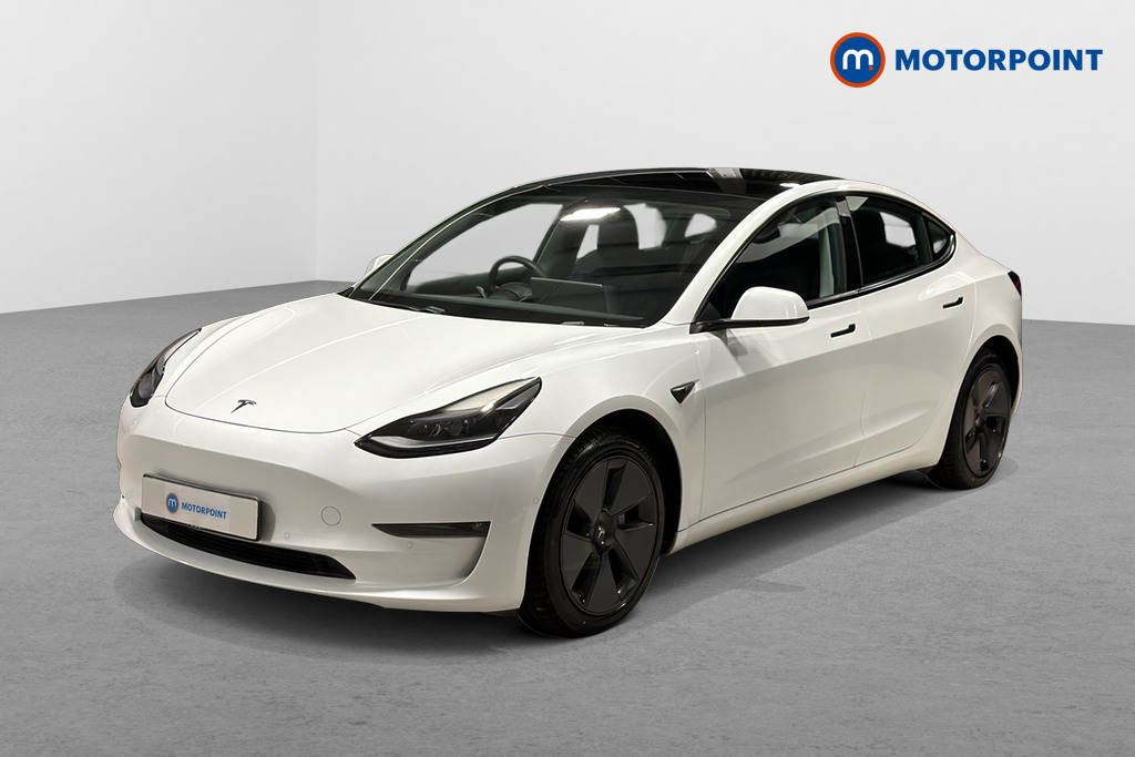 Tesla Model 3 Long Range Automatic Electric Saloon - Stock Number (1675023) - Passenger side front corner