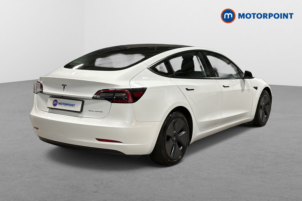 Tesla Model 3 Long Range Automatic Electric Saloon - Stock Number (1675023) - Passenger side rear corner