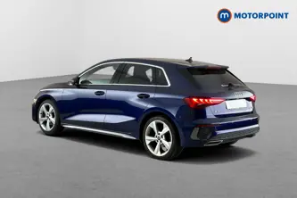 Audi A3 S Line Manual Petrol Hatchback - Stock Number (1676148) - Drivers side rear corner
