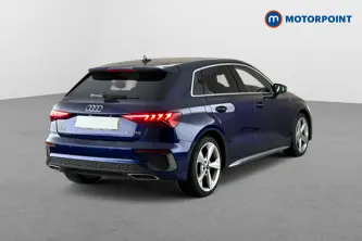 Audi A3 S Line Manual Petrol Hatchback - Stock Number (1676148) - Passenger side rear corner