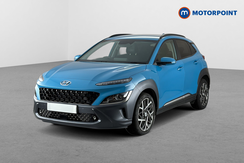Hyundai Kona Premium Automatic Petrol-Electric Hybrid SUV - Stock Number (1666852) - Passenger side front corner