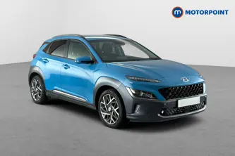 Hyundai Kona Premium Automatic Petrol-Electric Hybrid SUV - Stock Number (1666852) - Drivers side front corner