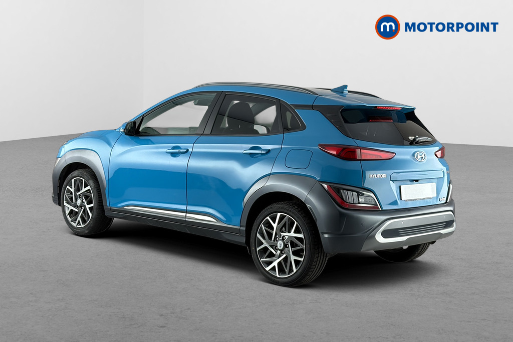Hyundai Kona Premium Automatic Petrol-Electric Hybrid SUV - Stock Number (1666852) - Drivers side rear corner