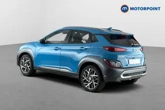 Hyundai Kona Premium Automatic Petrol-Electric Hybrid SUV - Stock Number (1666852) - Drivers side rear corner