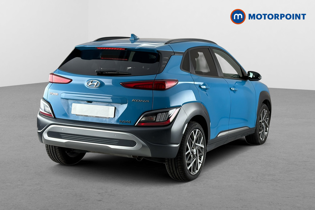 Hyundai Kona Premium Automatic Petrol-Electric Hybrid SUV - Stock Number (1666852) - Passenger side rear corner