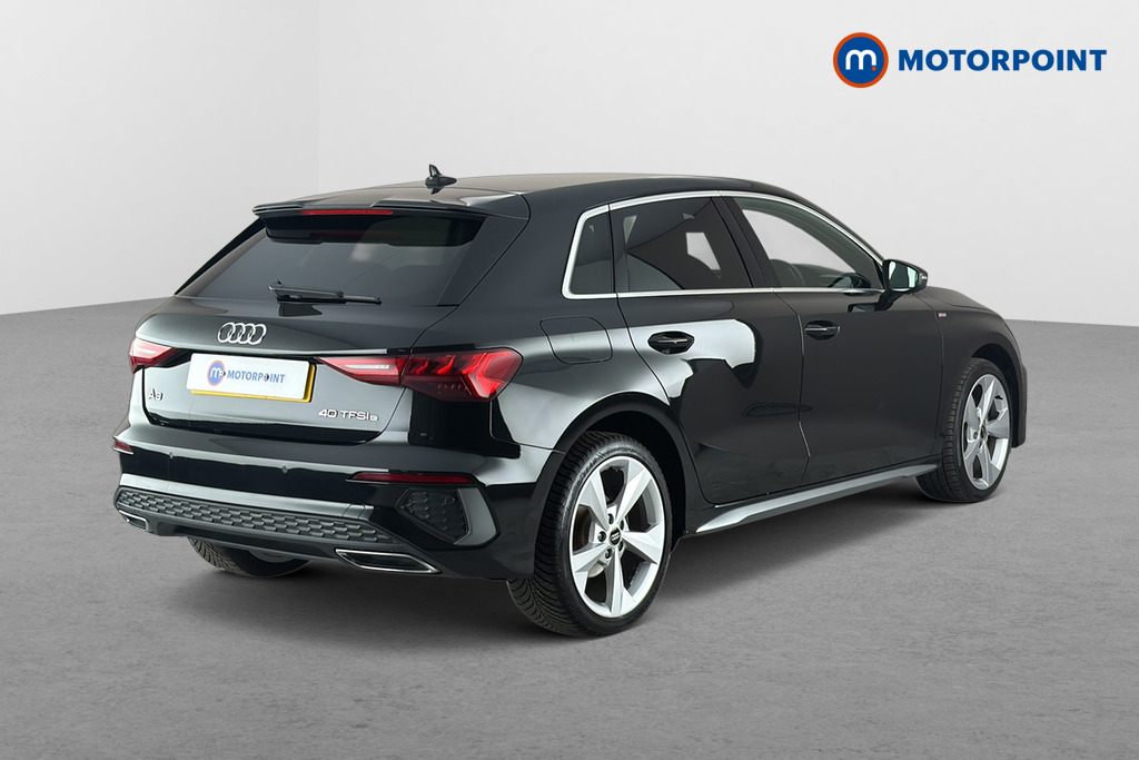 Audi A3 S Line Automatic Petrol Plug-In Hybrid Hatchback - Stock Number (1677526) - Passenger side rear corner