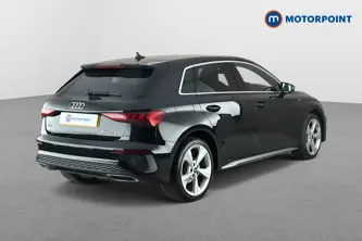 Audi A3 S Line Automatic Petrol Plug-In Hybrid Hatchback - Stock Number (1677526) - Passenger side rear corner