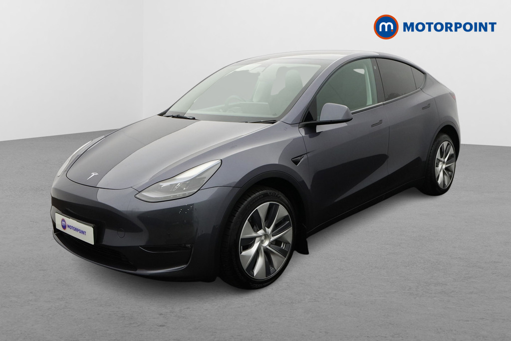 Tesla Model Y Long Range Automatic Electric SUV - Stock Number (1681686) - Passenger side front corner