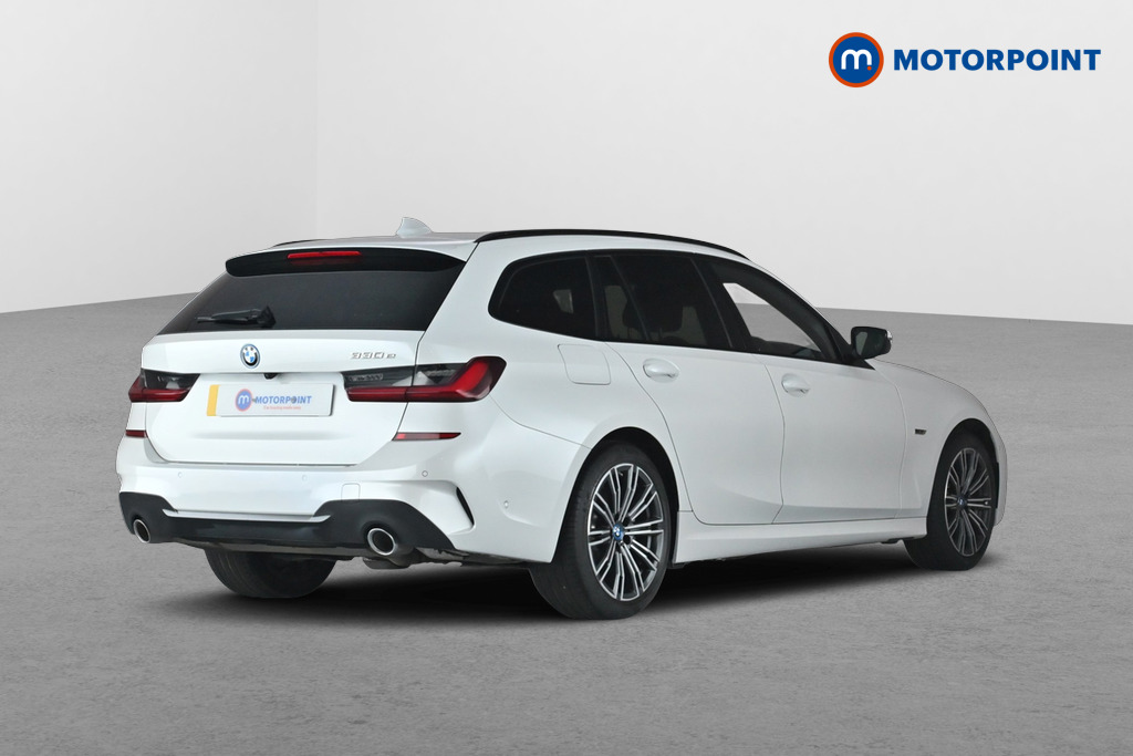 BMW 3 Series M Sport Automatic Petrol Plug-In Hybrid Estate - Stock Number (1683318) - Passenger side rear corner