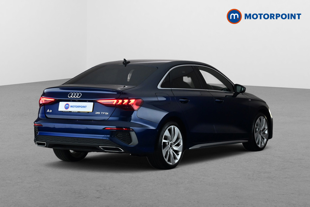 Audi A3 S Line Automatic Petrol Saloon - Stock Number (1683835) - Passenger side rear corner