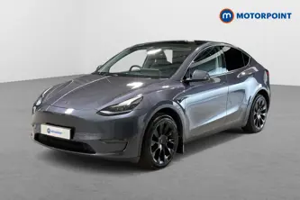 Tesla Model Y Long Range Automatic Electric SUV - Stock Number (1674373) - Passenger side front corner