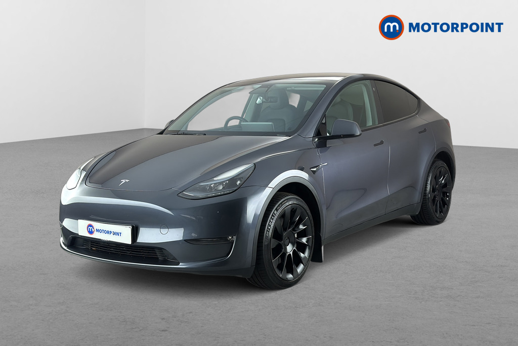 Tesla Model Y Long Range Automatic Electric SUV - Stock Number (1679371) - Passenger side front corner