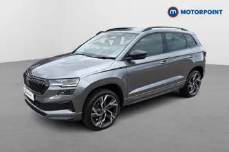 Skoda Karoq Sportline Manual Petrol SUV - Stock Number (1680619) - Passenger side front corner
