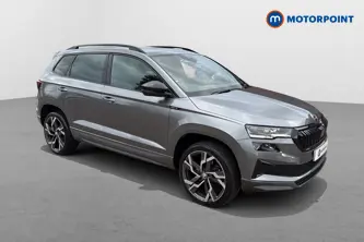 Skoda Karoq Sportline Manual Petrol SUV - Stock Number (1680619) - Drivers side front corner