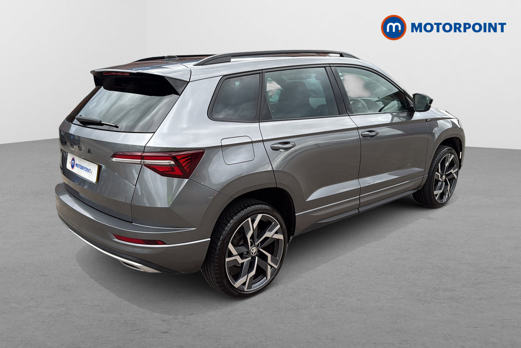 Skoda Karoq Sportline Manual Petrol SUV - Stock Number (1680619) - Passenger side rear corner