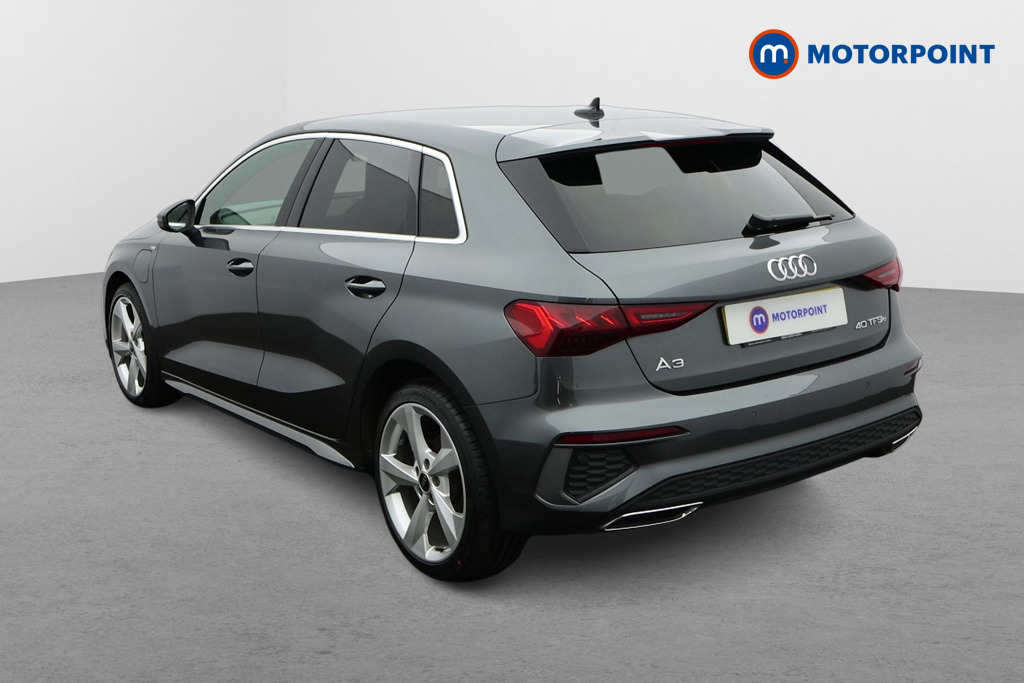 Audi A3 S Line Automatic Petrol Plug-In Hybrid Hatchback - Stock Number (1683116) - Passenger side rear corner