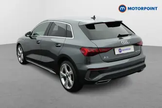 Audi A3 S Line Automatic Petrol Plug-In Hybrid Hatchback - Stock Number (1683116) - Passenger side rear corner
