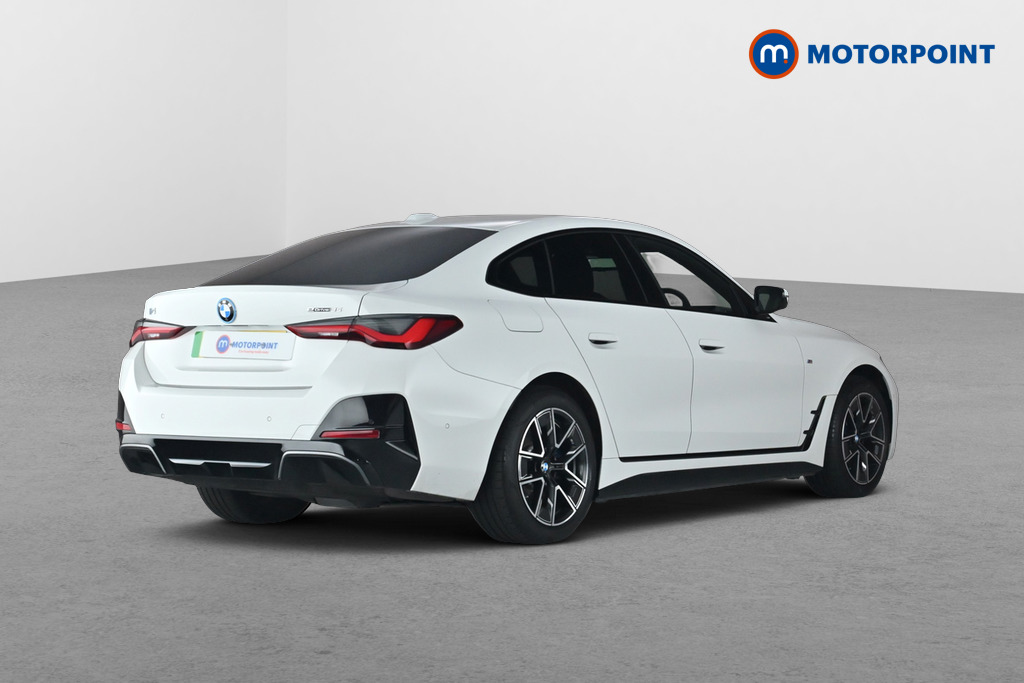 BMW I4 M Sport Automatic Electric Hatchback - Stock Number (1683800) - Passenger side rear corner