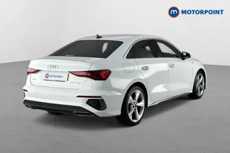 Audi A3 S Line Automatic Petrol Saloon - Stock Number (1682270) - Passenger side rear corner