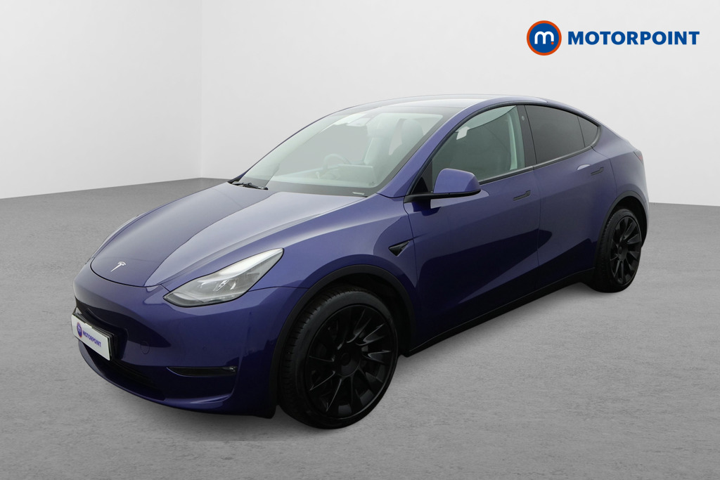 Tesla Model Y Long Range Automatic Electric SUV - Stock Number (1678009) - Passenger side front corner