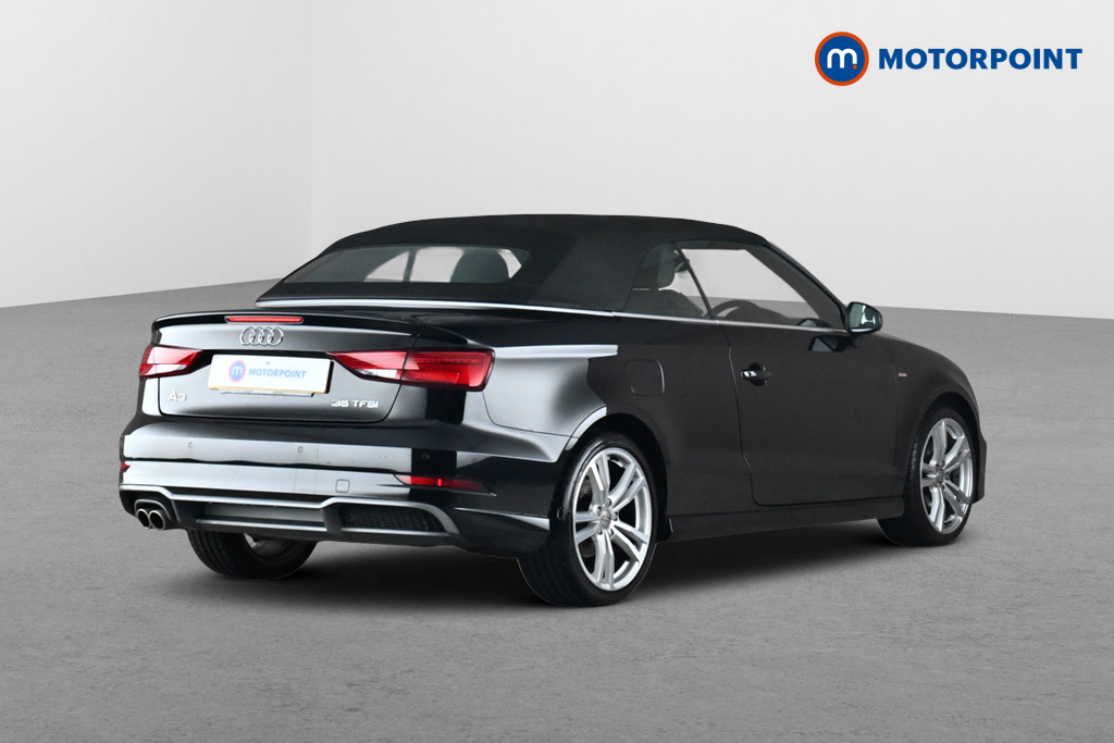 Audi A3 S Line Manual Petrol Convertible - Stock Number (1667099) - Passenger side rear corner