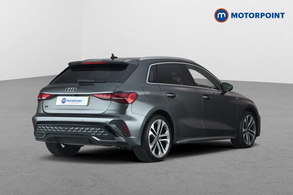 Audi A3 S Line Automatic Petrol Hatchback - Stock Number (1686446) - Passenger side rear corner