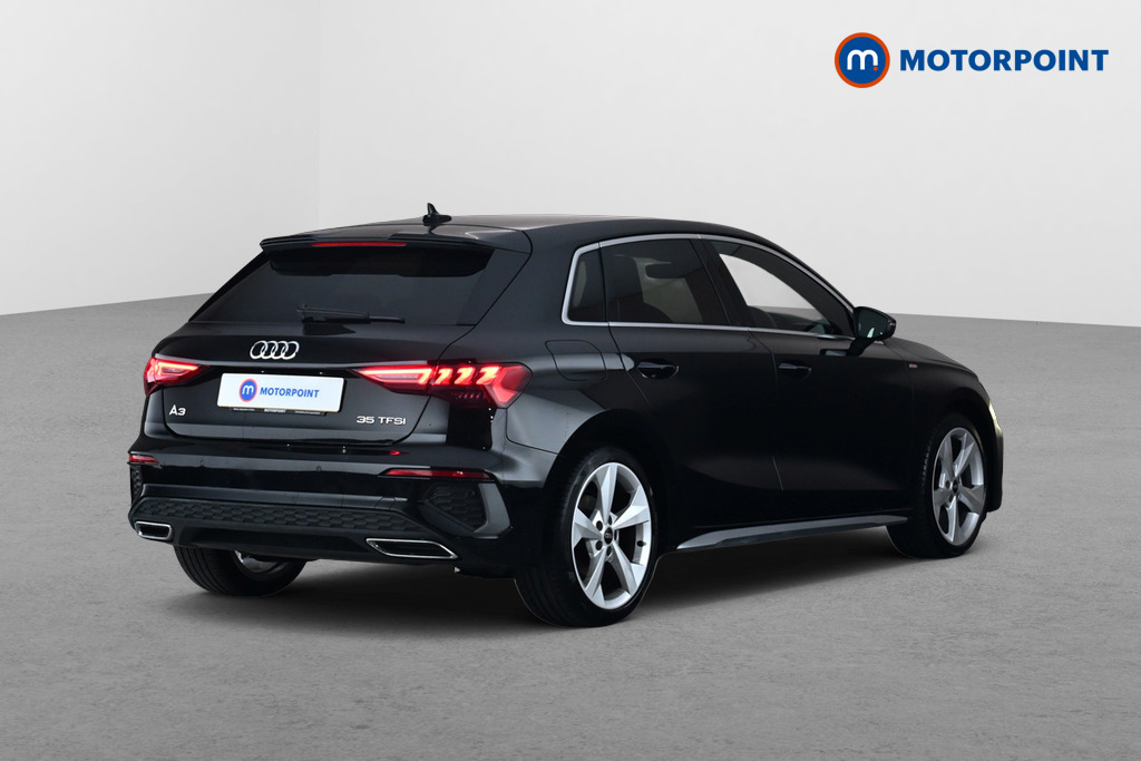Audi A3 S Line Automatic Petrol Hatchback - Stock Number (1672750) - Passenger side rear corner