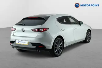 Mazda 3 Exclusive-Line Automatic Petrol Hatchback - Stock Number (1672966) - Passenger side rear corner