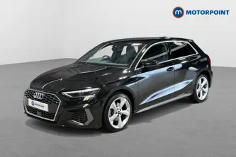 Audi A3 S Line Automatic Petrol Plug-In Hybrid Hatchback - Stock Number (1676750) - Passenger side front corner