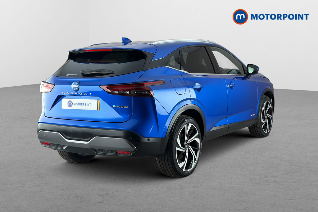 Nissan Qashqai Tekna-Plus Automatic Petrol-Electric Hybrid SUV - Stock Number (1677539) - Passenger side rear corner