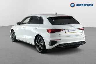Audi A3 S Line Manual Petrol Hatchback - Stock Number (1678399) - Drivers side rear corner