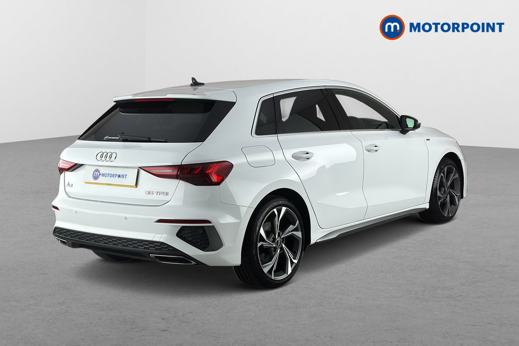 Audi A3 S Line Manual Petrol Hatchback - Stock Number (1678399) - Passenger side rear corner