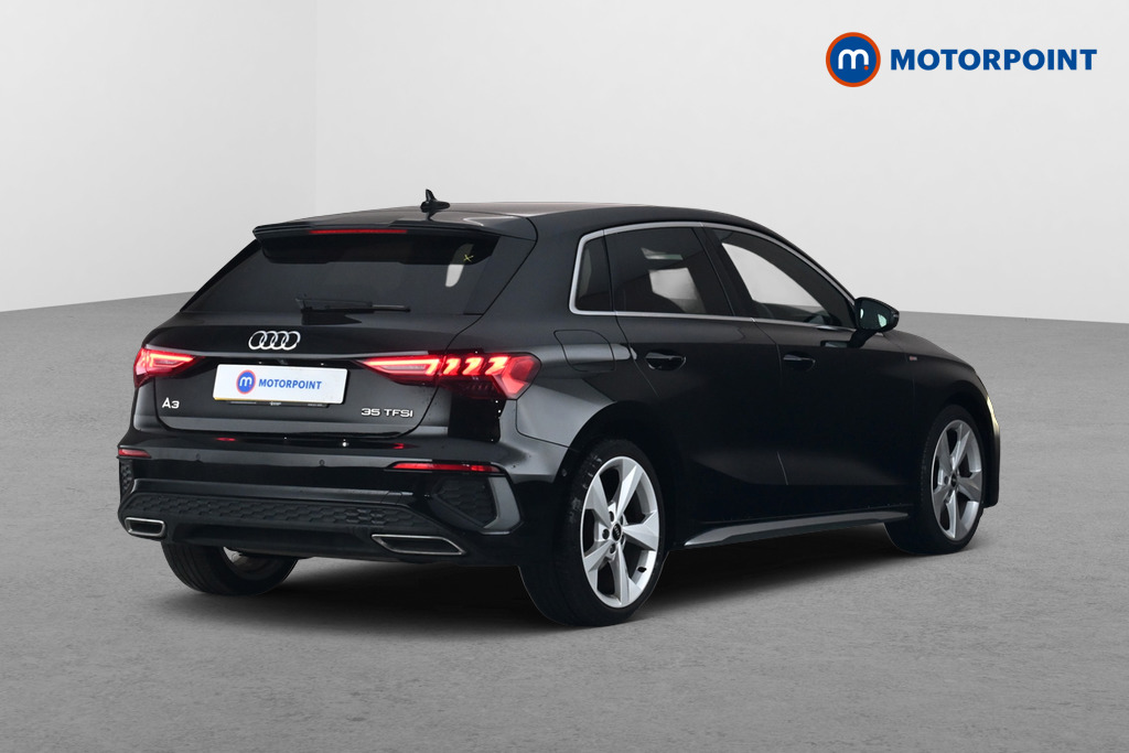 Audi A3 S Line Automatic Petrol Hatchback - Stock Number (1683076) - Passenger side rear corner