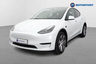 Tesla Model Y Long Range Automatic Electric SUV - Stock Number (1683072) - Passenger side front corner