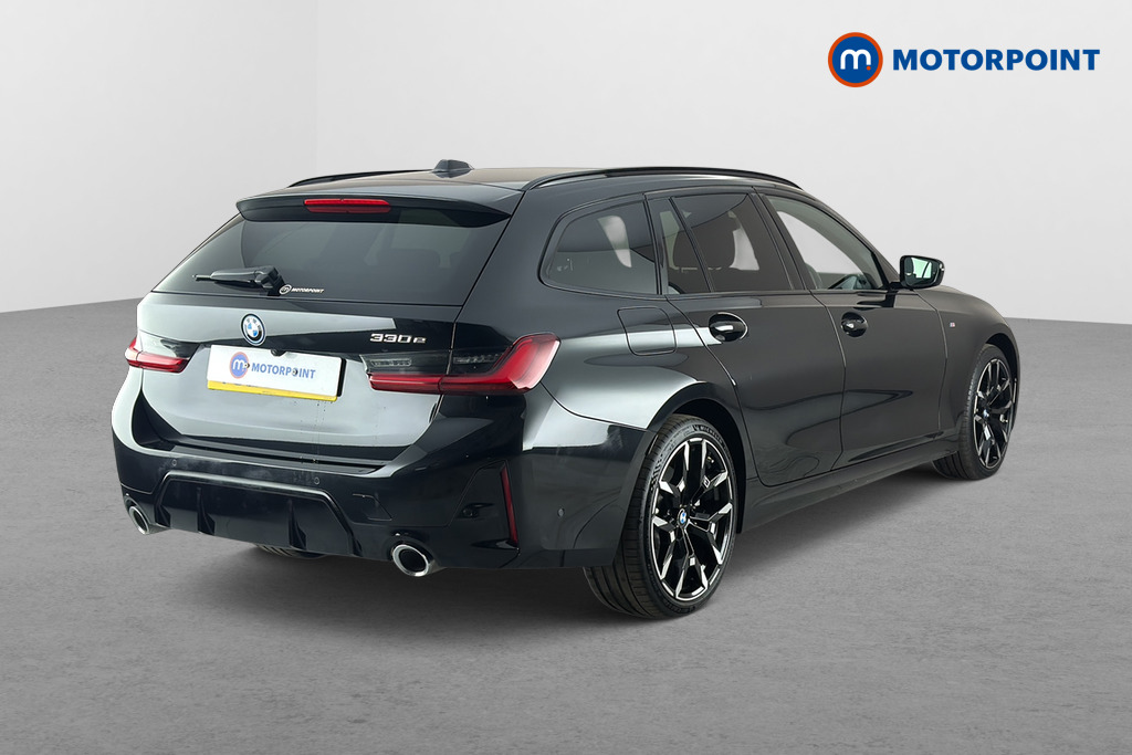 BMW 3 Series M Sport Automatic Petrol Plug-In Hybrid Estate - Stock Number (1684985) - Passenger side rear corner