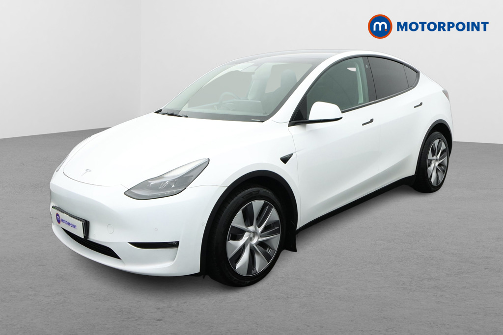 Tesla Model Y Long Range Automatic Electric SUV - Stock Number (1687158) - Passenger side front corner